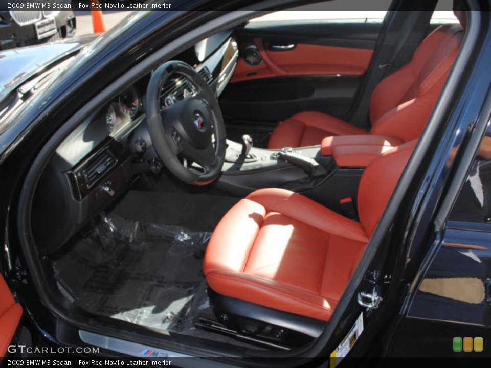 Fox Red Novillo Leather Interior Photo for the 2009 BMW M3 Sedan #43065511