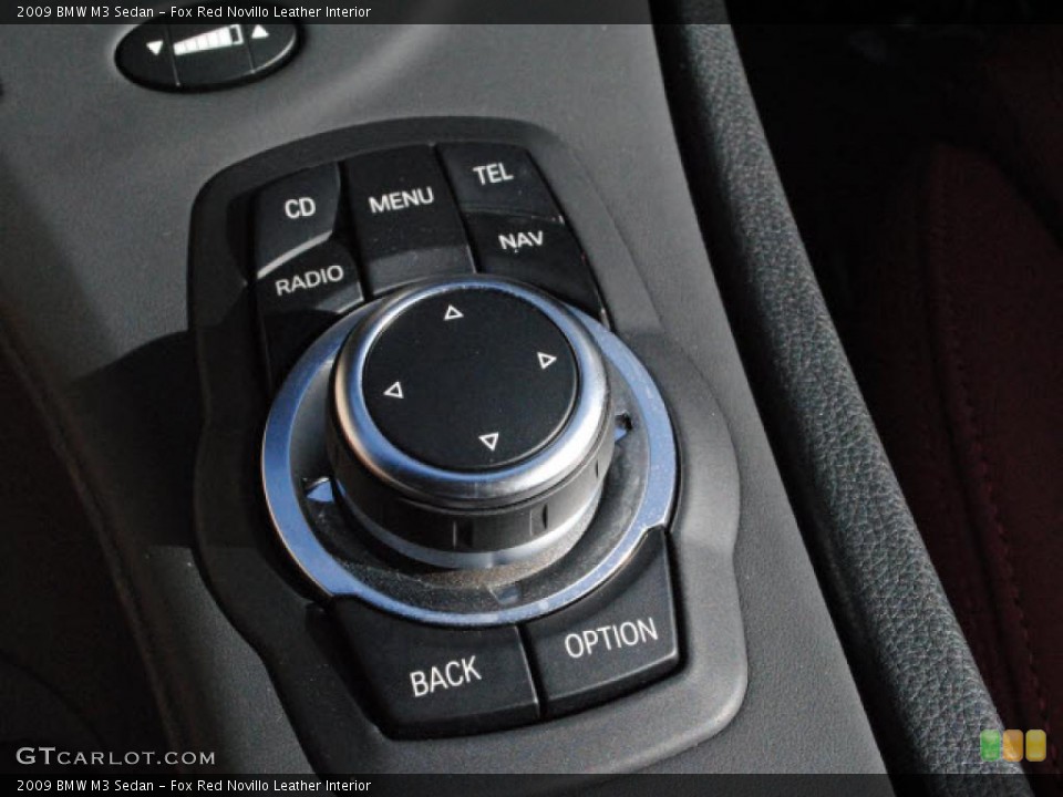 Fox Red Novillo Leather Interior Controls for the 2009 BMW M3 Sedan #43065648