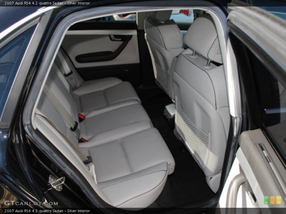 Silver Interior Photo for the 2007 Audi RS4 4.2 quattro Sedan #43066532