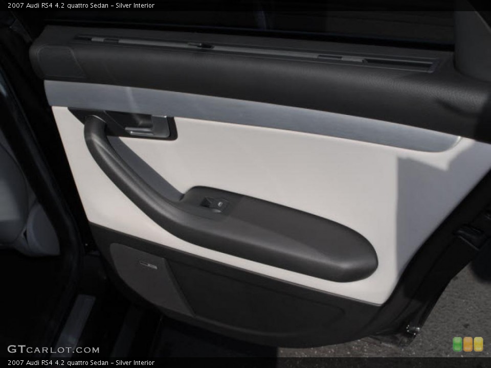 Silver Interior Door Panel for the 2007 Audi RS4 4.2 quattro Sedan #43066548