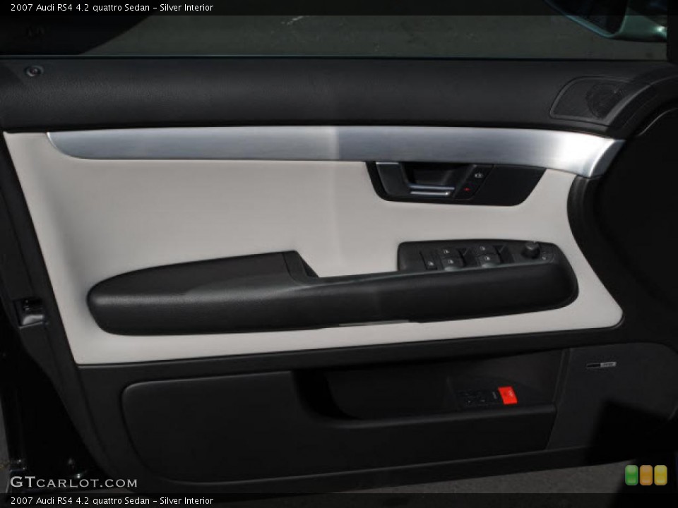 Silver Interior Door Panel for the 2007 Audi RS4 4.2 quattro Sedan #43066640