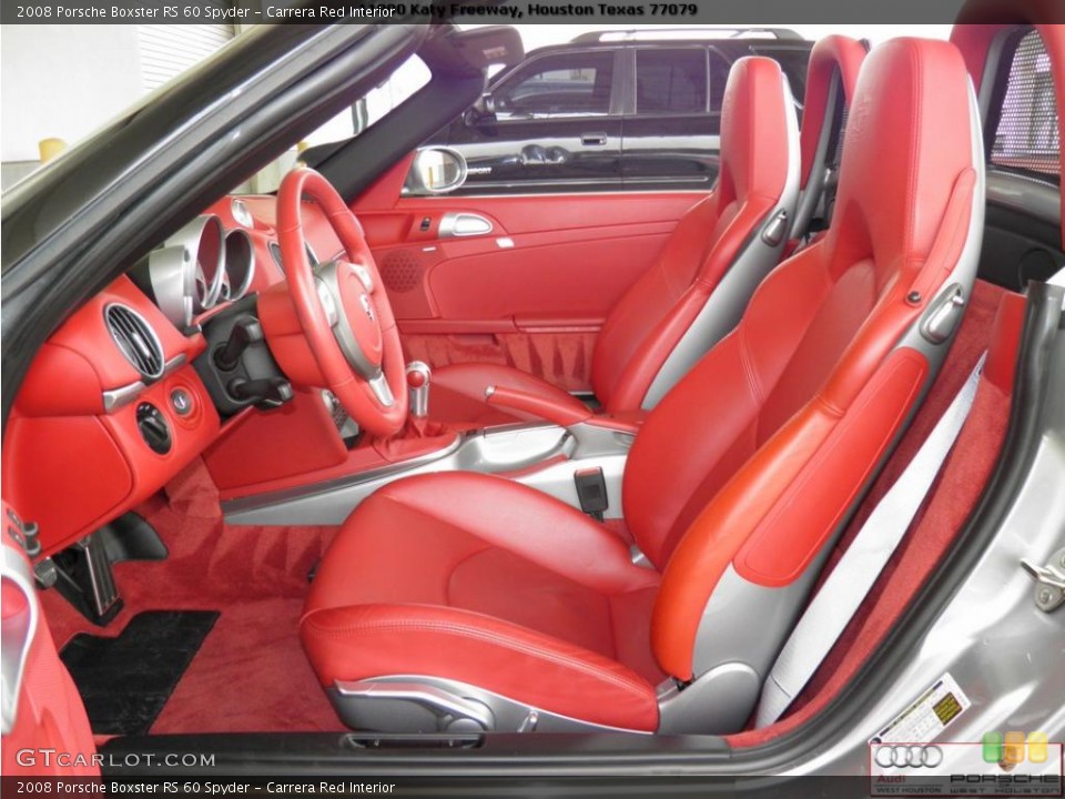 Carrera Red Interior Photo for the 2008 Porsche Boxster RS 60 Spyder #43069045