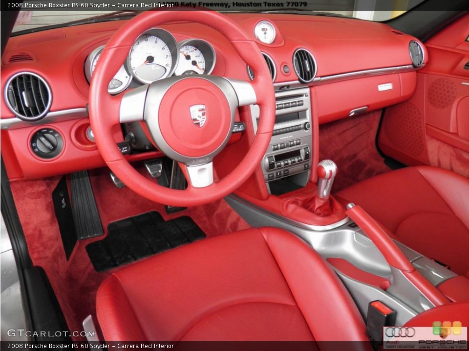 Carrera Red Interior Photo for the 2008 Porsche Boxster RS 60 Spyder #43069065