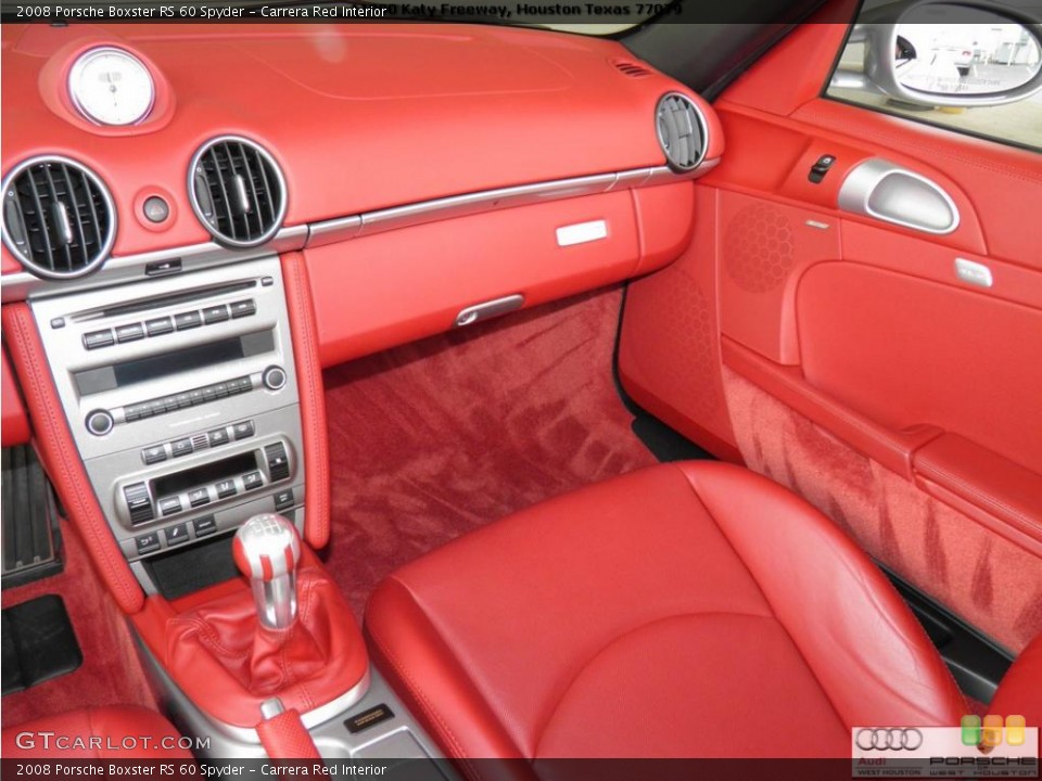 Carrera Red Interior Photo for the 2008 Porsche Boxster RS 60 Spyder #43069085