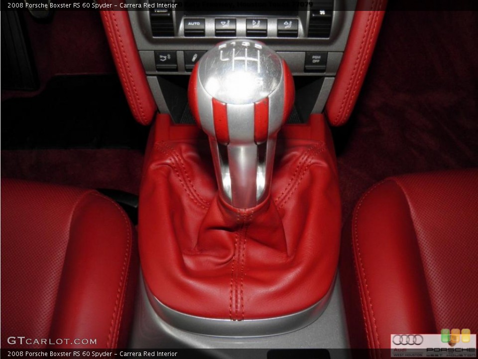 Carrera Red Interior Transmission for the 2008 Porsche Boxster RS 60 Spyder #43069157