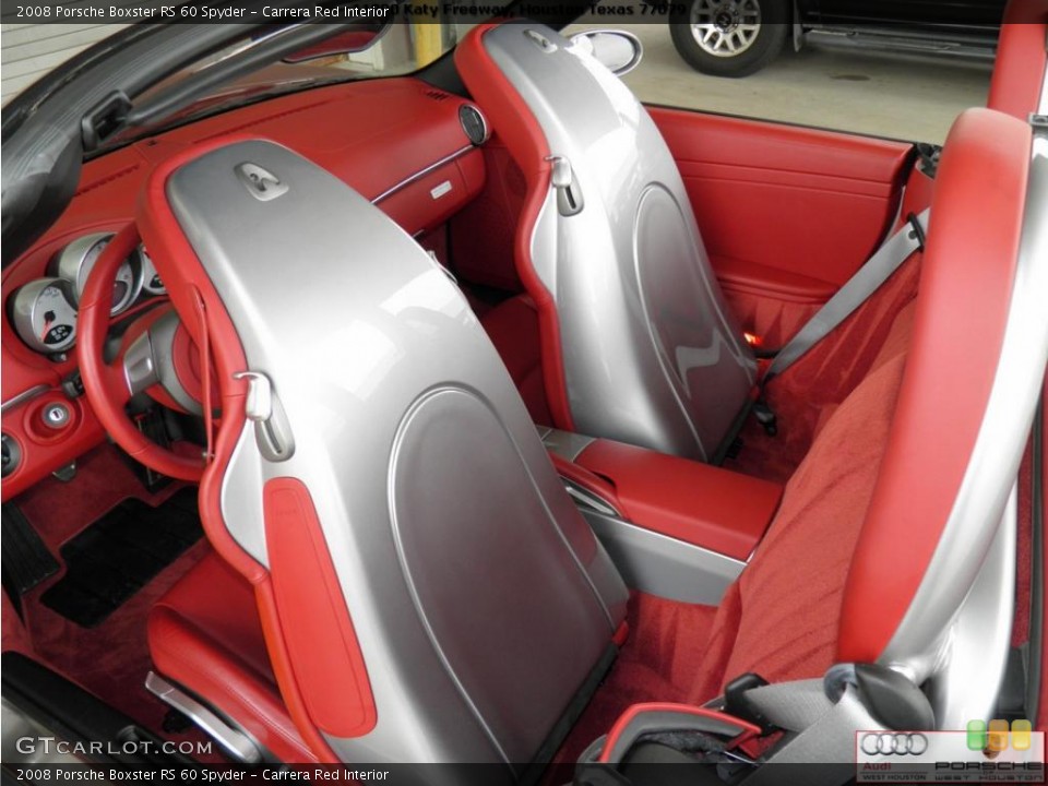 Carrera Red Interior Photo for the 2008 Porsche Boxster RS 60 Spyder #43069173