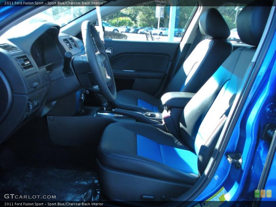 Sport Blue/Charcoal Black Interior Photo for the 2011 Ford Fusion Sport #43069457