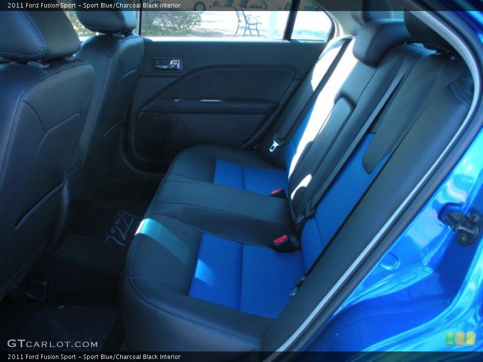 Sport Blue/Charcoal Black Interior Photo for the 2011 Ford Fusion Sport #43069469