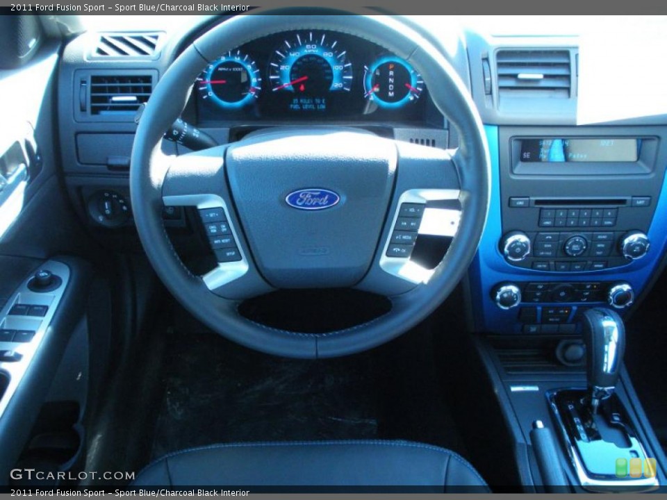 Sport Blue/Charcoal Black Interior Dashboard for the 2011 Ford Fusion Sport #43069489