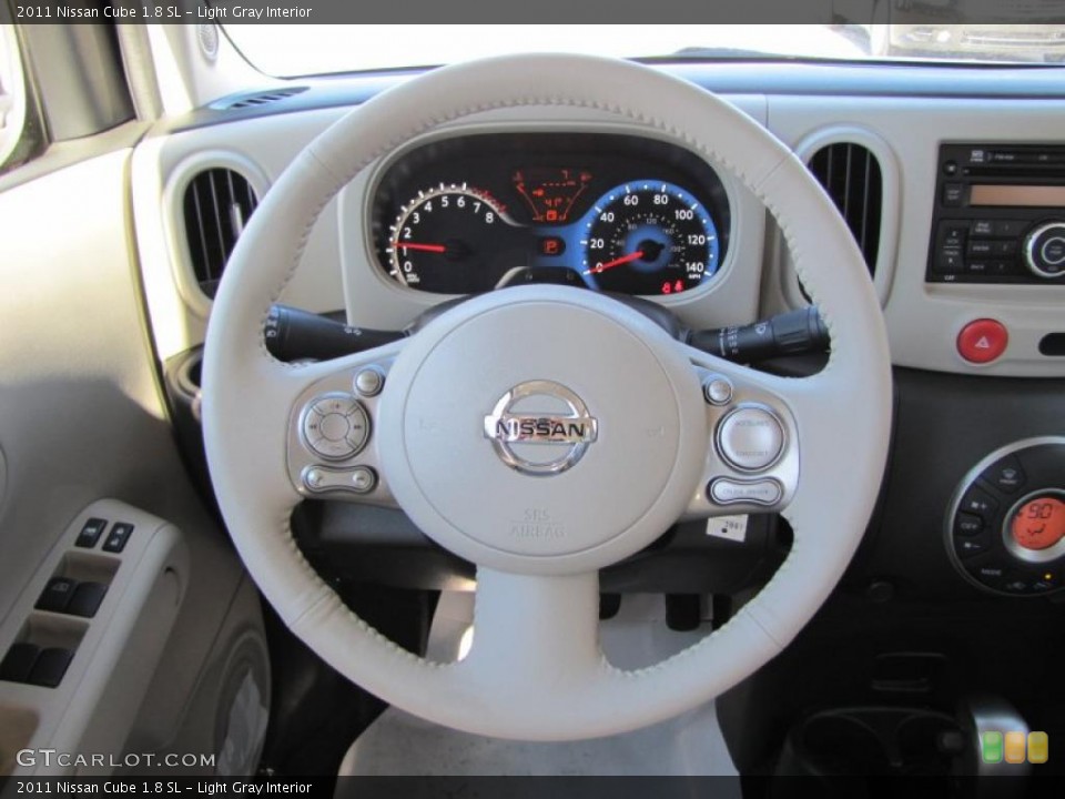 Light Gray Interior Steering Wheel for the 2011 Nissan Cube 1.8 SL #43072718