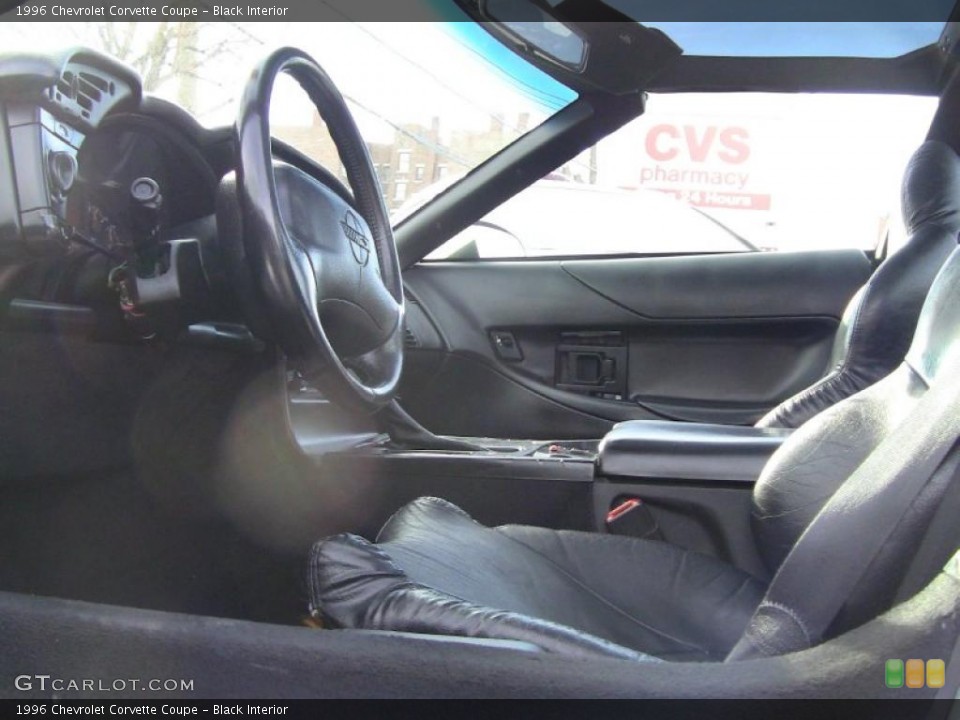 Black Interior Photo for the 1996 Chevrolet Corvette Coupe #43073250