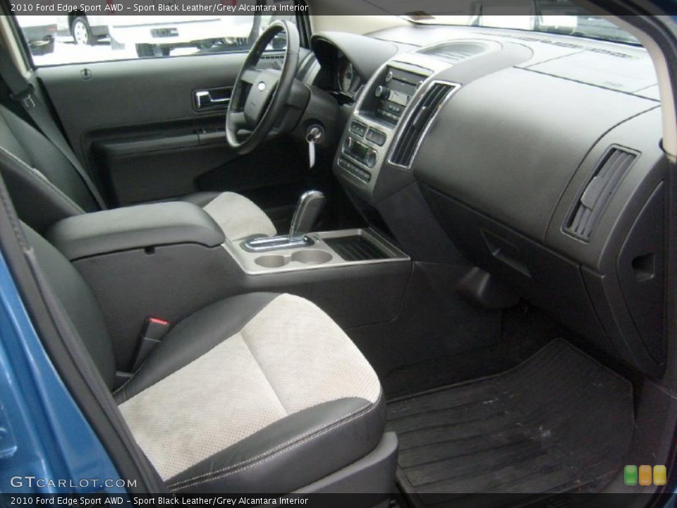 Sport Black Leather/Grey Alcantara Interior Photo for the 2010 Ford Edge Sport AWD #43077507