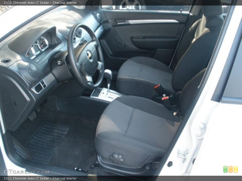Charcoal Interior Photo for the 2011 Chevrolet Aveo LT Sedan #43077867