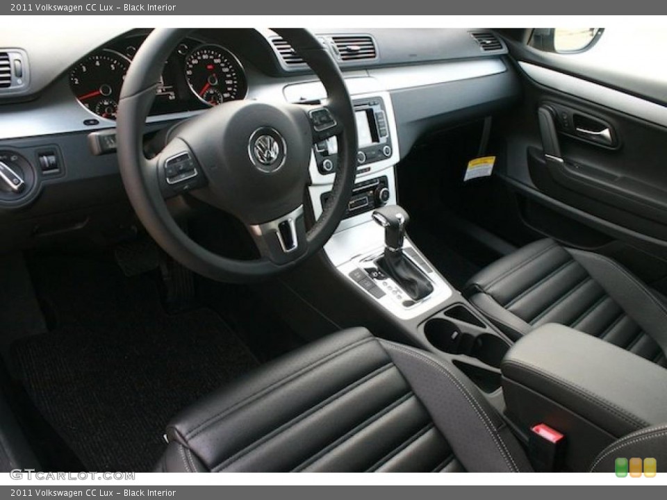 Black Interior Prime Interior for the 2011 Volkswagen CC Lux #43078239