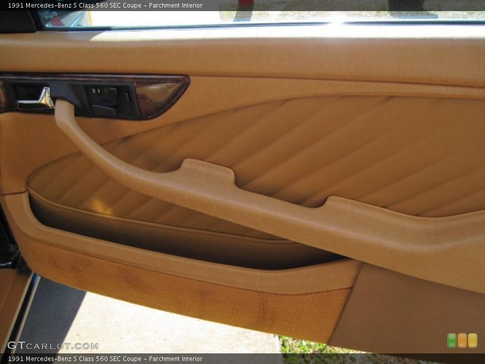 Parchment Interior Door Panel for the 1991 Mercedes-Benz S Class 560 SEC Coupe #43082798