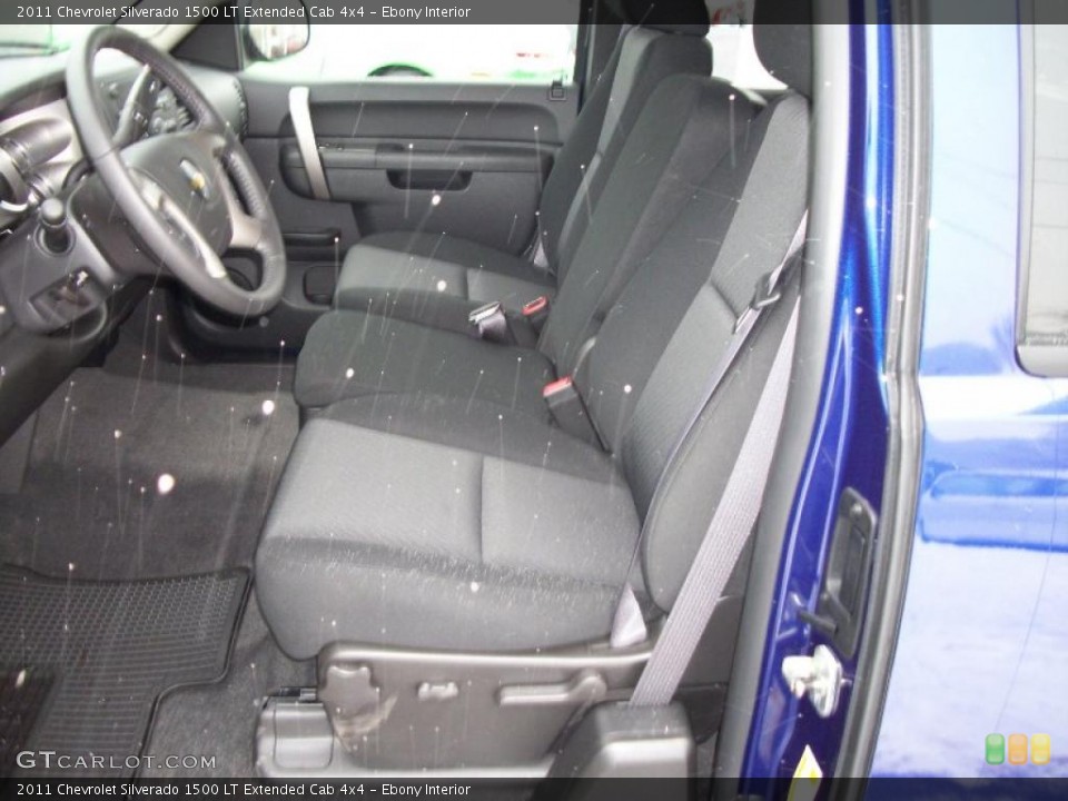 Ebony Interior Photo for the 2011 Chevrolet Silverado 1500 LT Extended Cab 4x4 #43084543