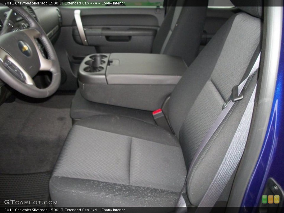 Ebony Interior Photo for the 2011 Chevrolet Silverado 1500 LT Extended Cab 4x4 #43084591