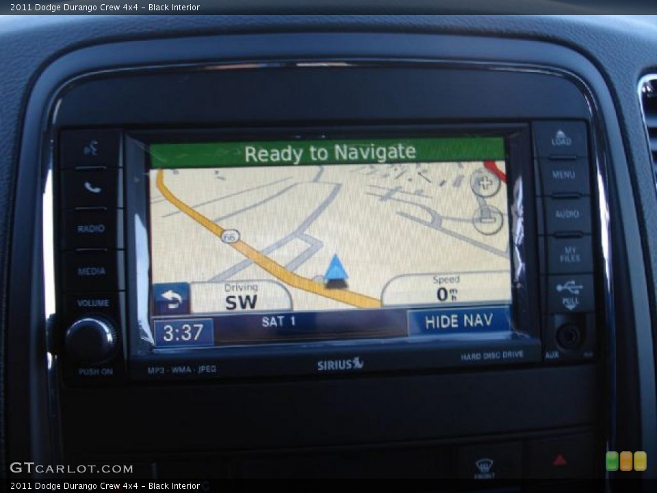 Black Interior Navigation for the 2011 Dodge Durango Crew 4x4 #43085259