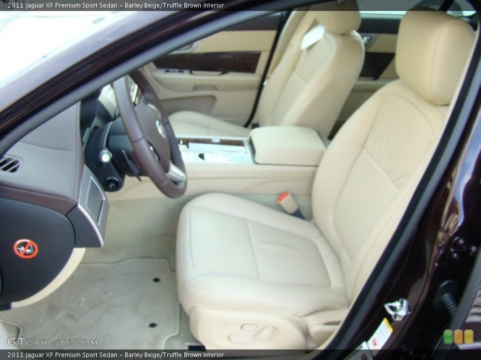 Barley Beige/Truffle Brown Interior Photo for the 2011 Jaguar XF Premium Sport Sedan #43091305