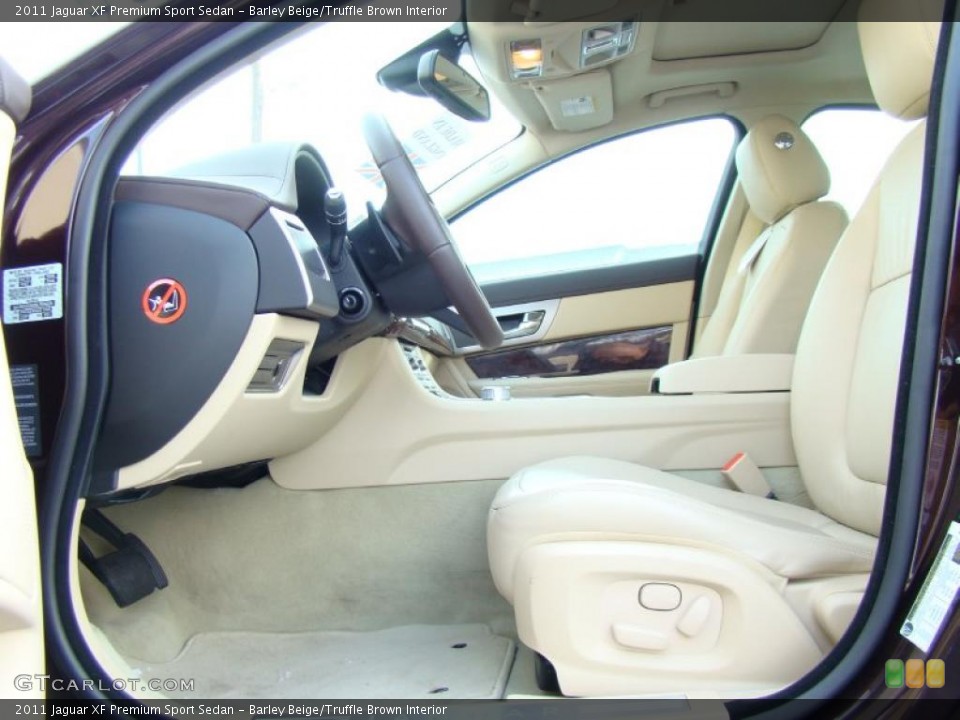 Barley Beige/Truffle Brown Interior Photo for the 2011 Jaguar XF Premium Sport Sedan #43091328