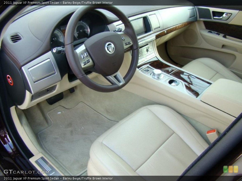 Barley Beige/Truffle Brown Interior Prime Interior for the 2011 Jaguar XF Premium Sport Sedan #43091343