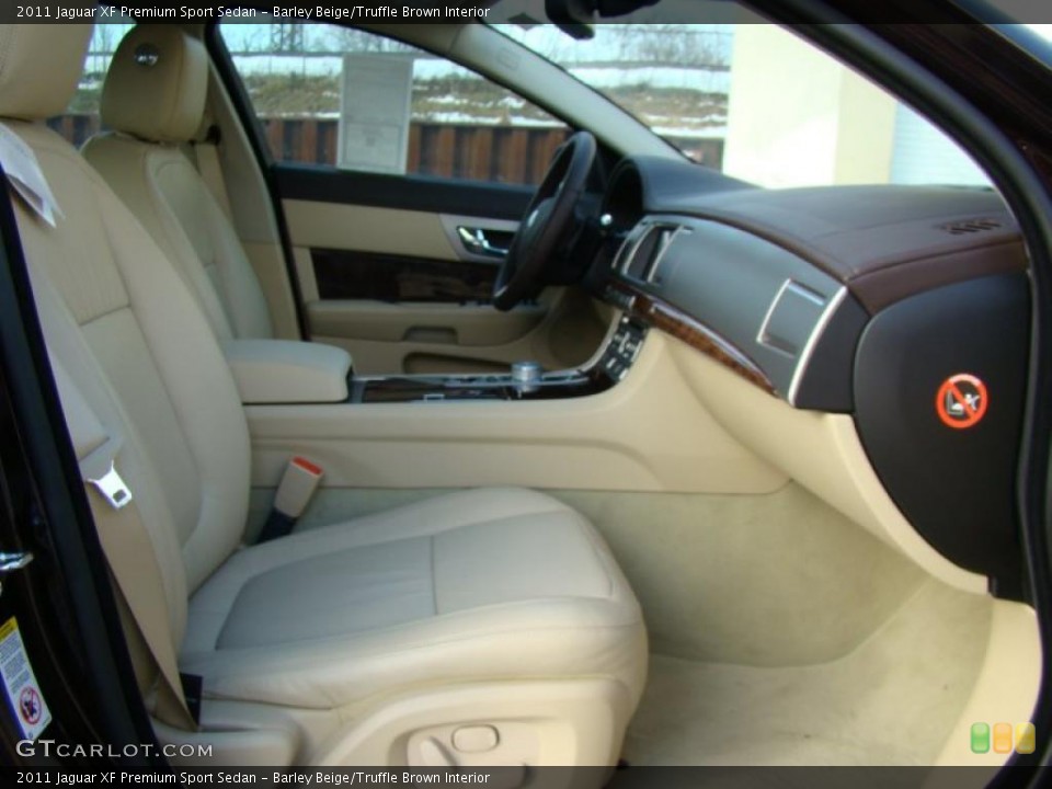 Barley Beige/Truffle Brown Interior Photo for the 2011 Jaguar XF Premium Sport Sedan #43091504