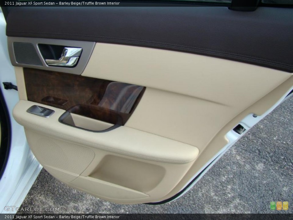 Barley Beige/Truffle Brown Interior Door Panel for the 2011 Jaguar XF Sport Sedan #43091872
