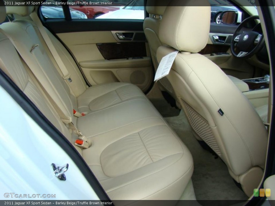 Barley Beige/Truffle Brown Interior Photo for the 2011 Jaguar XF Sport Sedan #43091888