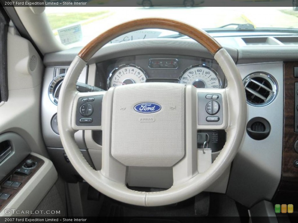 Stone Interior Steering Wheel for the 2007 Ford Expedition Limited #43096156