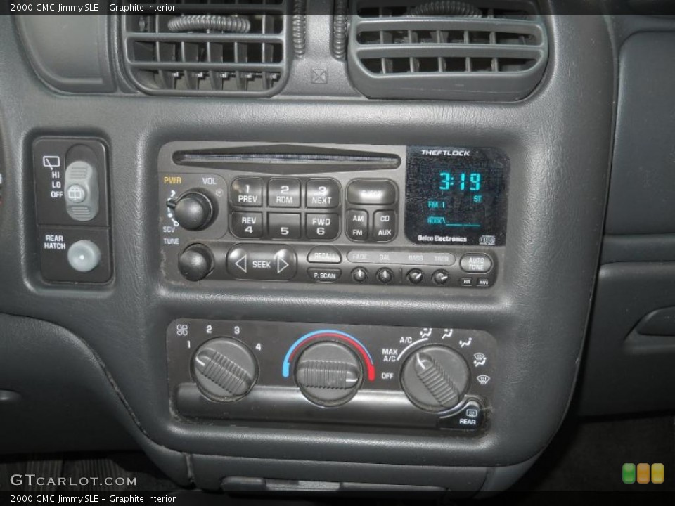 Graphite Interior Controls for the 2000 GMC Jimmy SLE #43096756