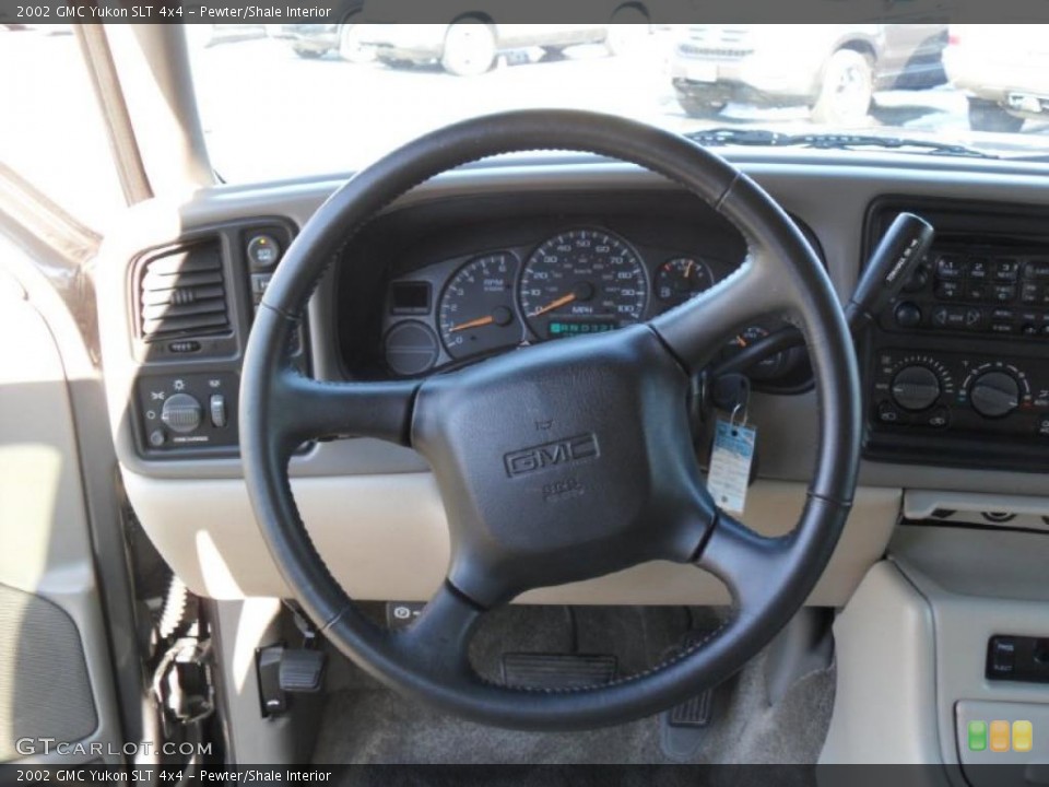 Pewter/Shale Interior Steering Wheel for the 2002 GMC Yukon SLT 4x4 #43098632