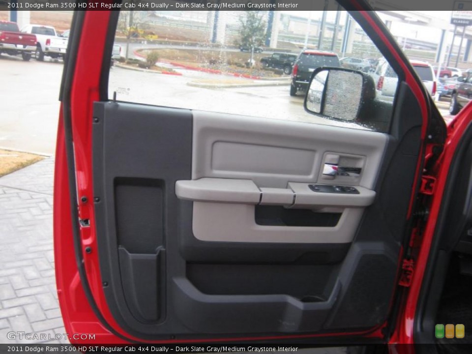 Dark Slate Gray/Medium Graystone Interior Door Panel for the 2011 Dodge Ram 3500 HD SLT Regular Cab 4x4 Dually #43113917
