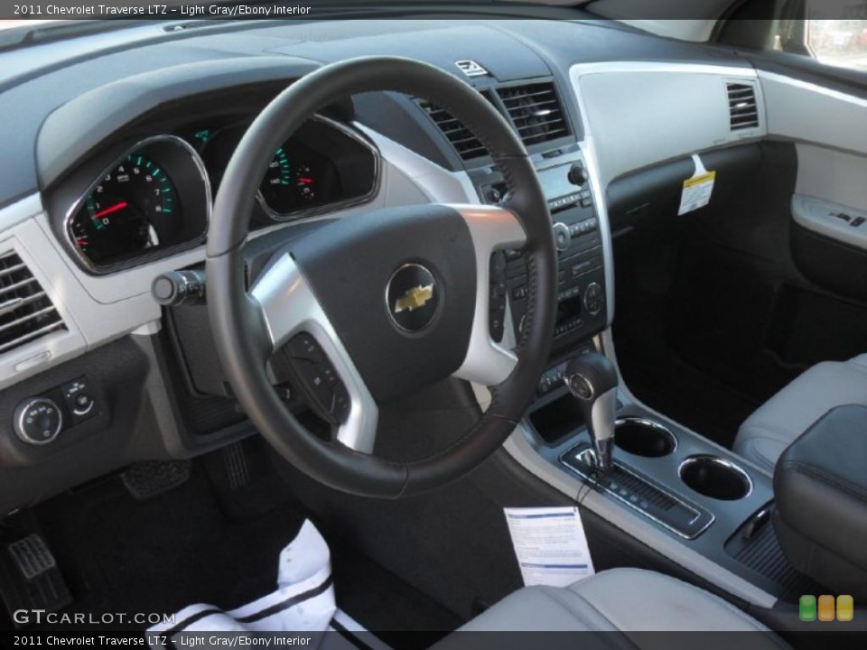 Light Gray/Ebony Interior Prime Interior for the 2011 Chevrolet Traverse LTZ #43115025