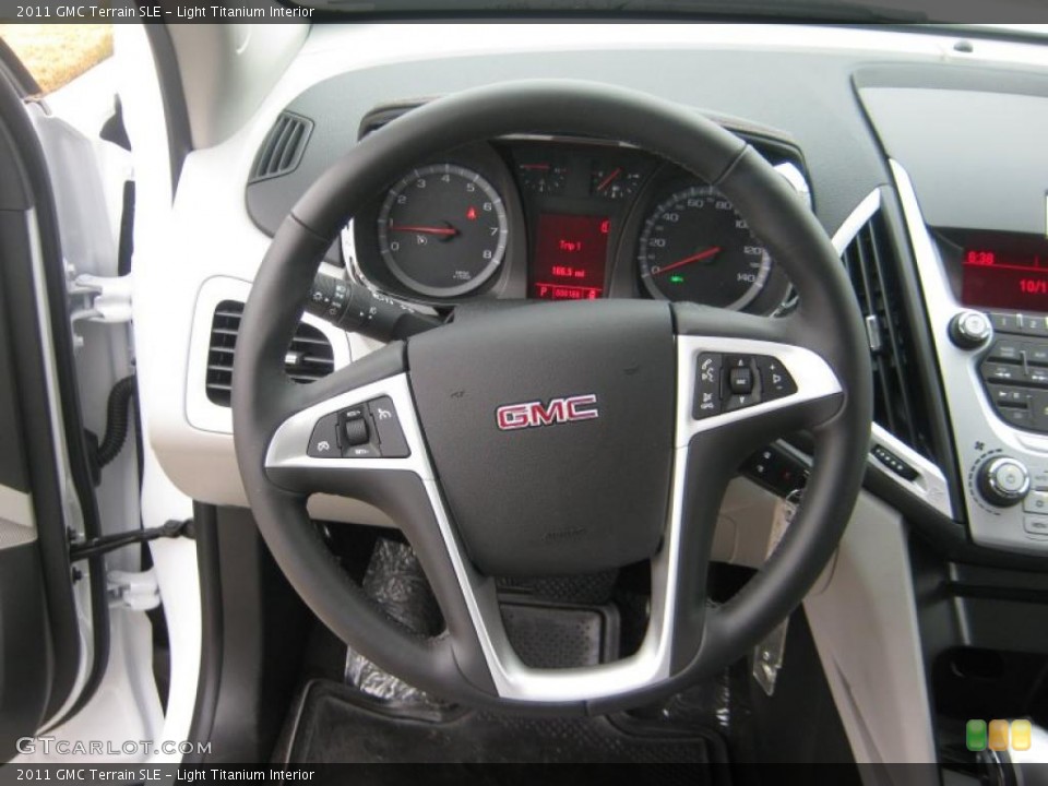 Light Titanium Interior Steering Wheel for the 2011 GMC Terrain SLE #43118238