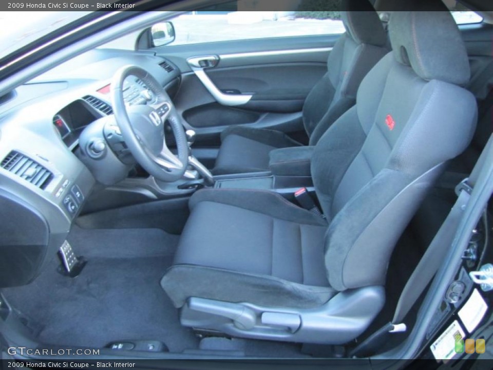 Black Interior Photo for the 2009 Honda Civic Si Coupe #43118593