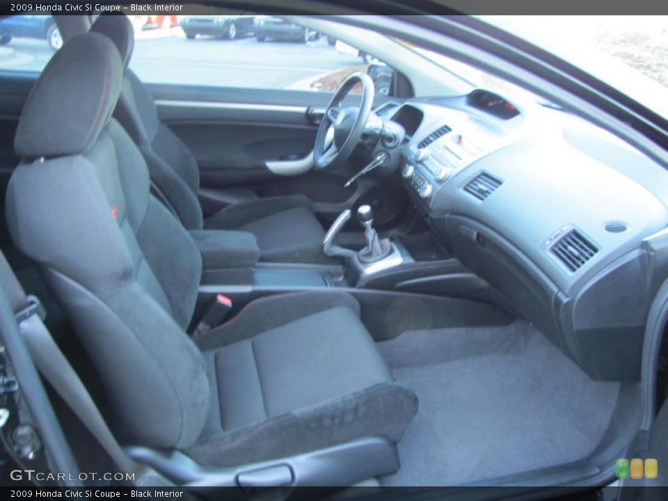 Black Interior Photo for the 2009 Honda Civic Si Coupe #43118663