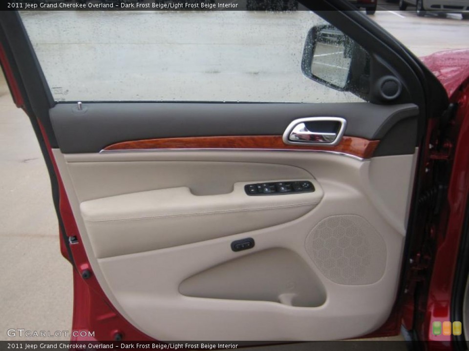 Dark Frost Beige/Light Frost Beige Interior Door Panel for the 2011 Jeep Grand Cherokee Overland #43118721