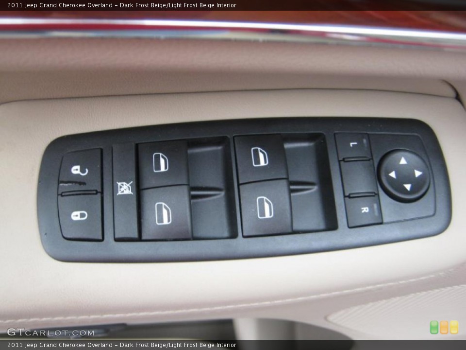Dark Frost Beige/Light Frost Beige Interior Controls for the 2011 Jeep Grand Cherokee Overland #43118733
