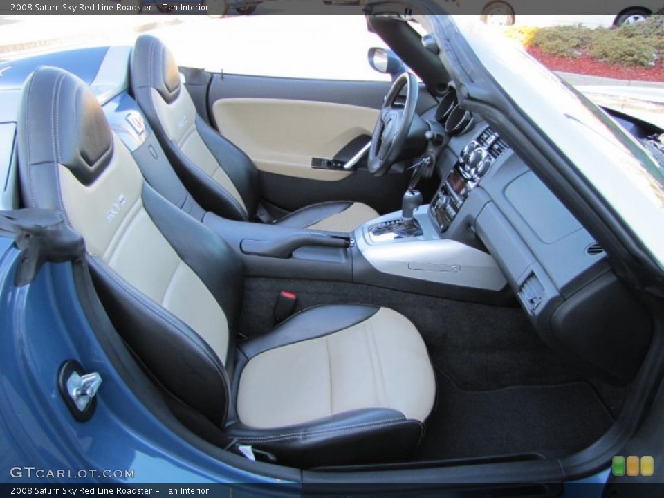 Tan Interior Photo for the 2008 Saturn Sky Red Line Roadster #43119109