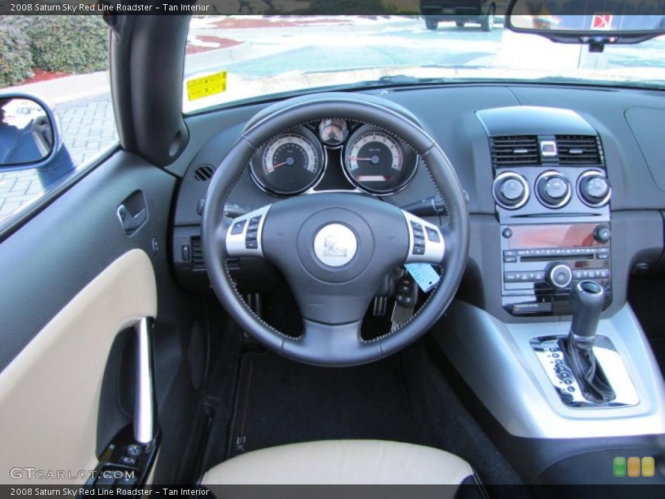 Tan Interior Steering Wheel for the 2008 Saturn Sky Red Line Roadster #43119173