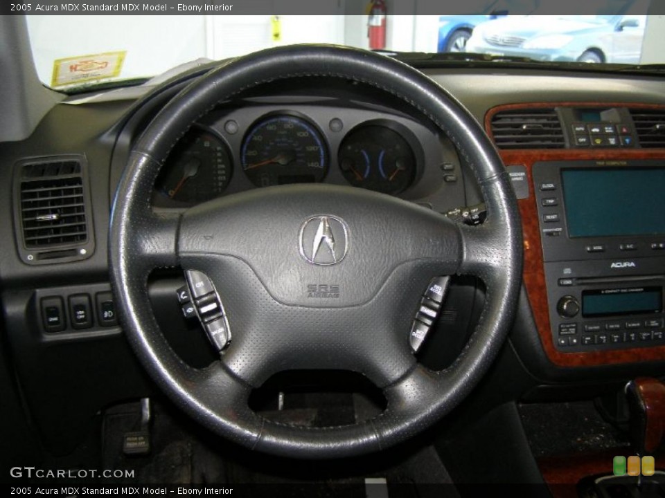 Ebony Interior Steering Wheel for the 2005 Acura MDX  #43122718