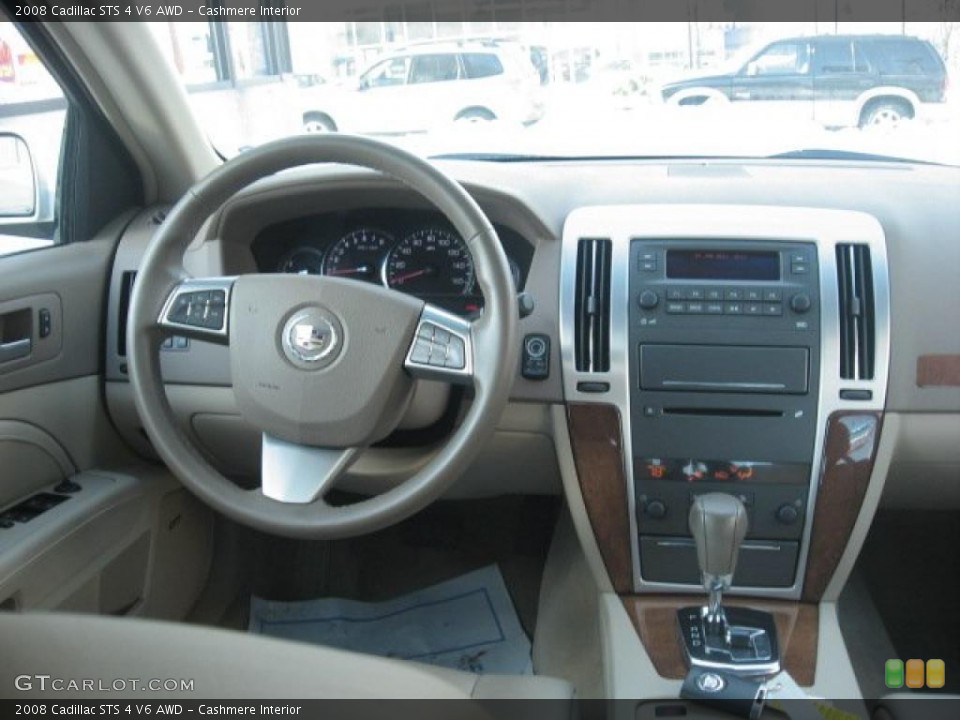 Cashmere Interior Dashboard for the 2008 Cadillac STS 4 V6 AWD #43122890