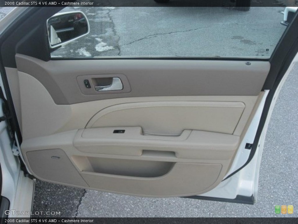 Cashmere Interior Door Panel for the 2008 Cadillac STS 4 V6 AWD #43123038