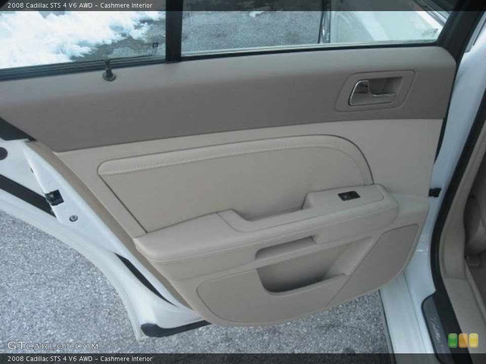 Cashmere Interior Door Panel for the 2008 Cadillac STS 4 V6 AWD #43123062