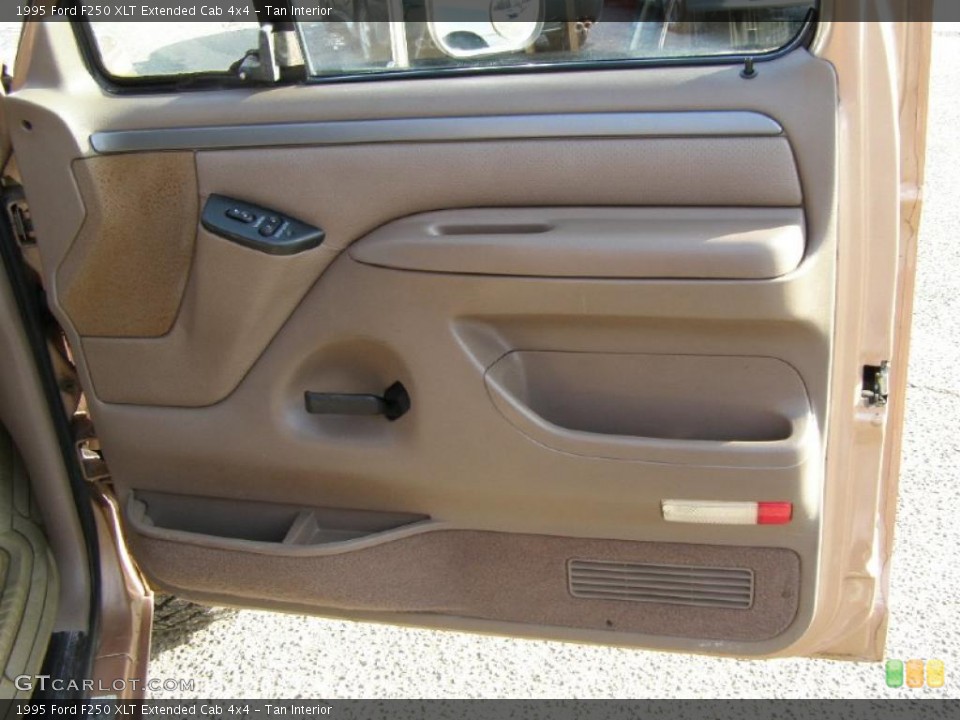 Tan Interior Door Panel for the 1995 Ford F250 XLT Extended Cab 4x4 #43123102