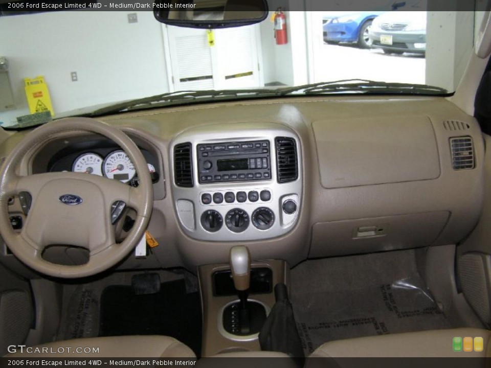 Medium/Dark Pebble Interior Dashboard for the 2006 Ford Escape Limited 4WD #43123730