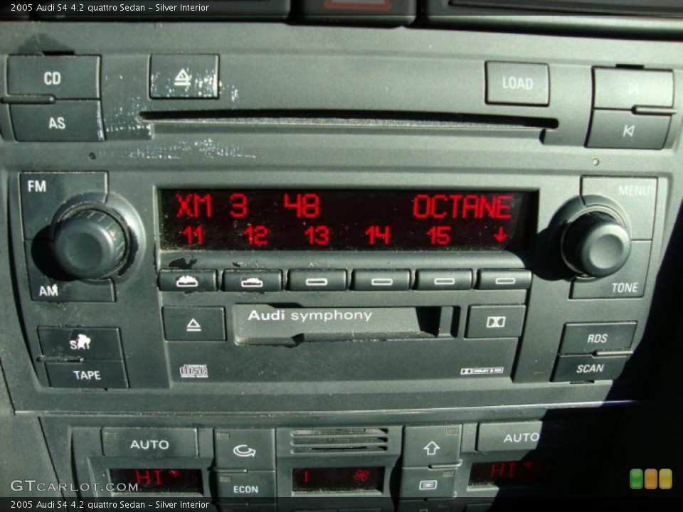 Silver Interior Controls for the 2005 Audi S4 4.2 quattro Sedan #43132639