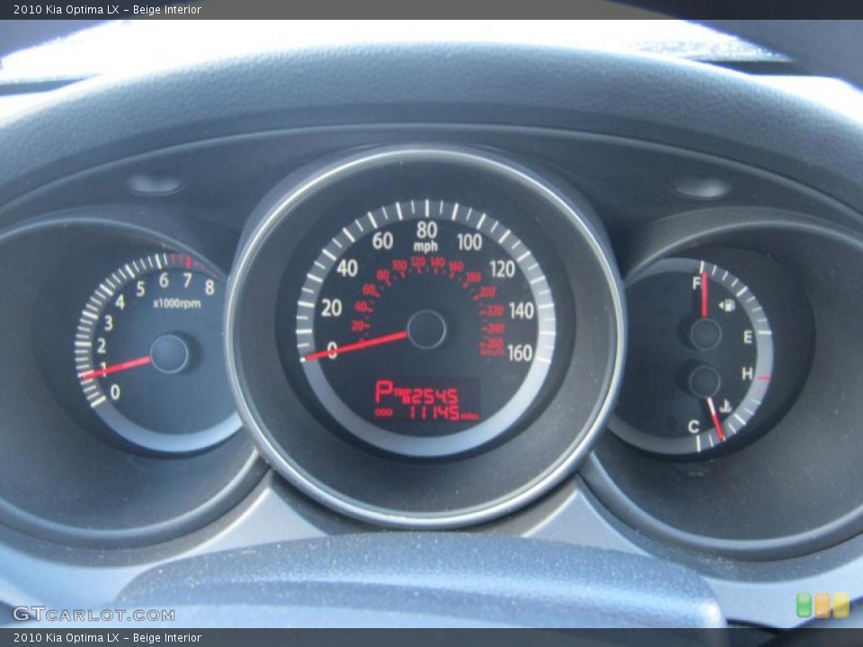 Beige Interior Gauges for the 2010 Kia Optima LX #43132975