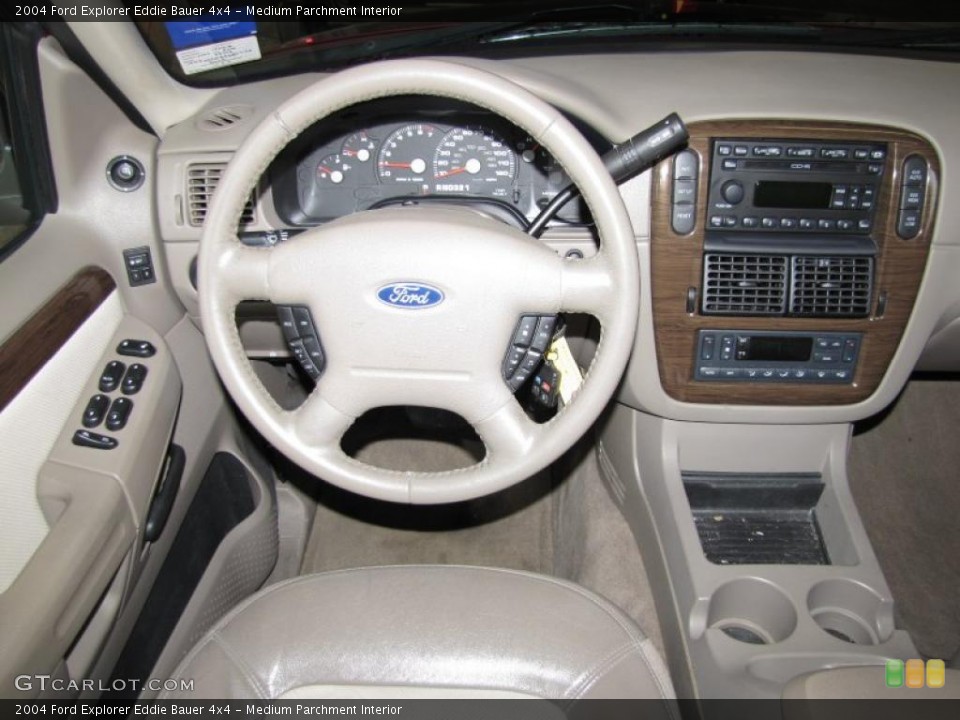 Medium Parchment Interior Dashboard for the 2004 Ford Explorer Eddie Bauer 4x4 #43136935
