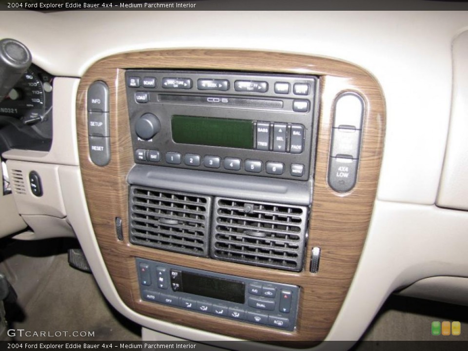 Medium Parchment Interior Controls for the 2004 Ford Explorer Eddie Bauer 4x4 #43136947